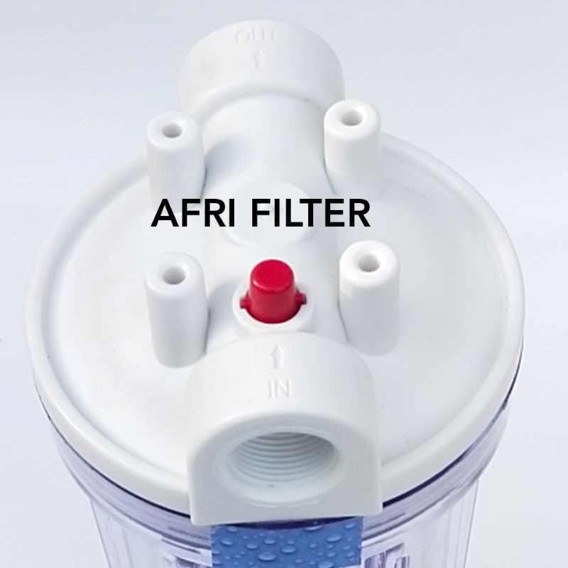 Housing Filter Air  Clear 10&quot; drat 3/4&quot; Eugen