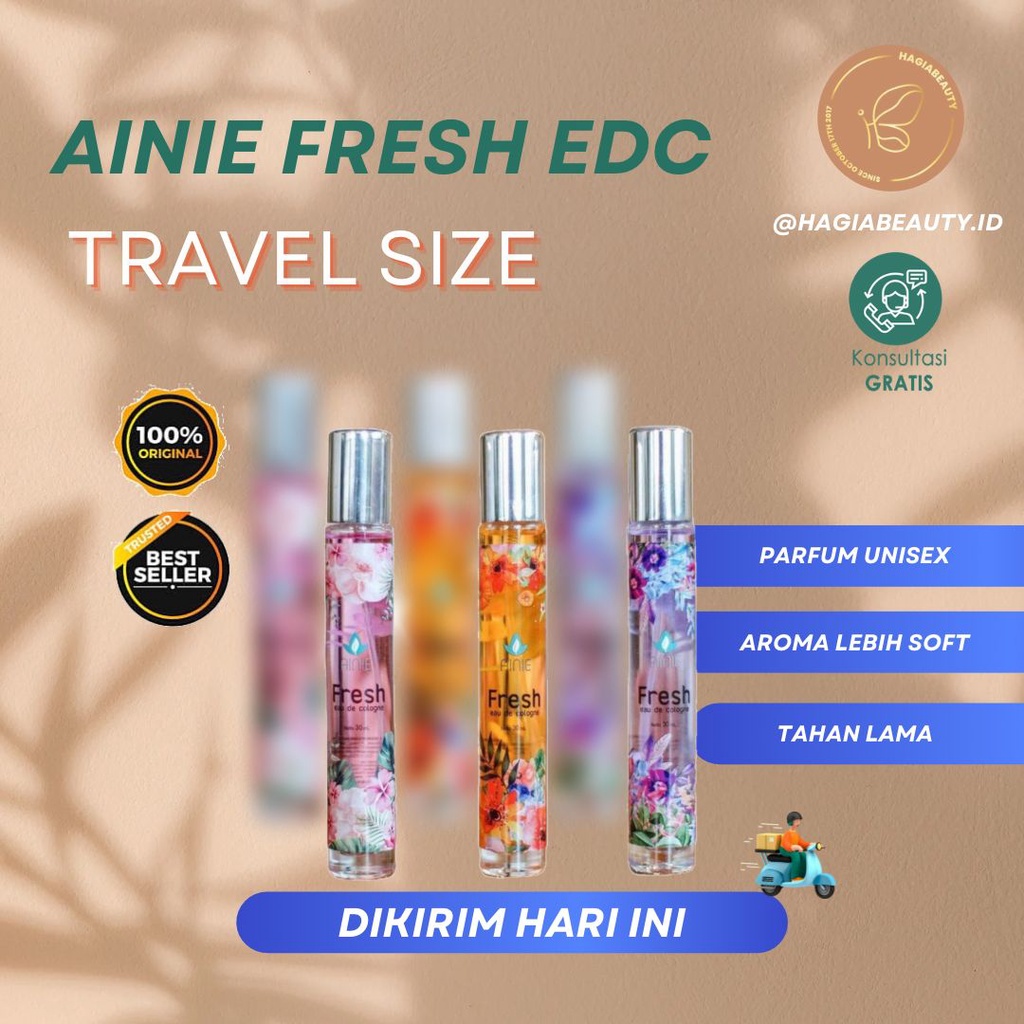 BEST SELLER - Parfum Wanita Ainie Fresh Lembut Tahan Lama (30ml)