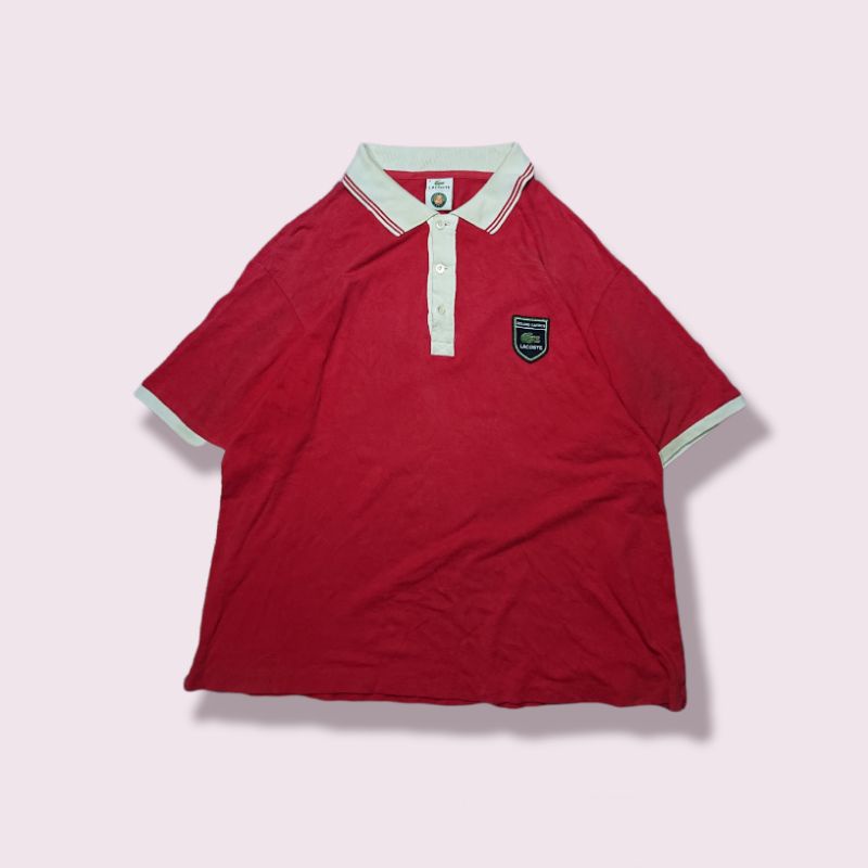 kaos polo vtg LACOSTE ROLAND GARROS second