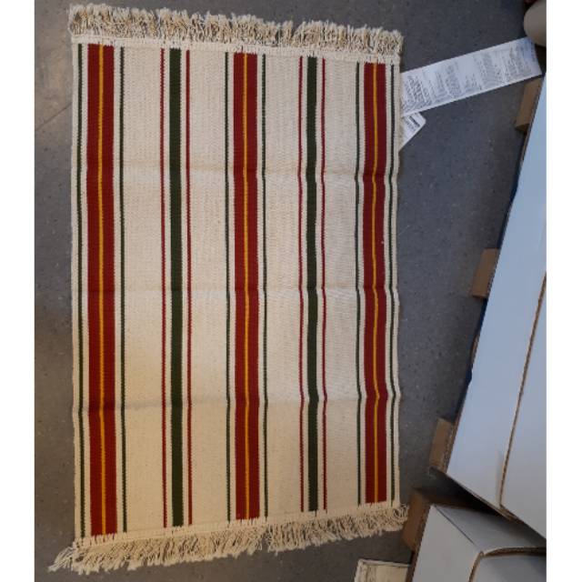 PROMO Produk IKEA pilihan Keset anyaman 55x85cm IKEA Signe original |Karpet Ikea anyaman datar Black