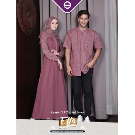 Ethica Gamis Couple Crushbed Berry 133