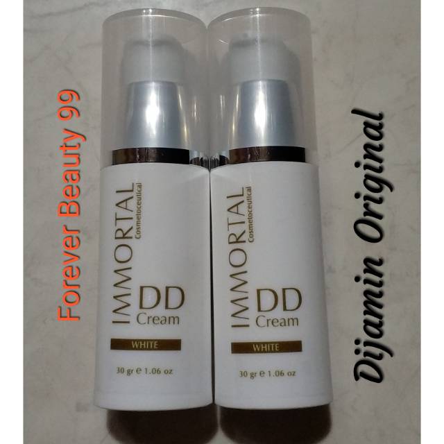 Immortal DD Cream White - Alas Bedak Plus Pencerah - dd krim