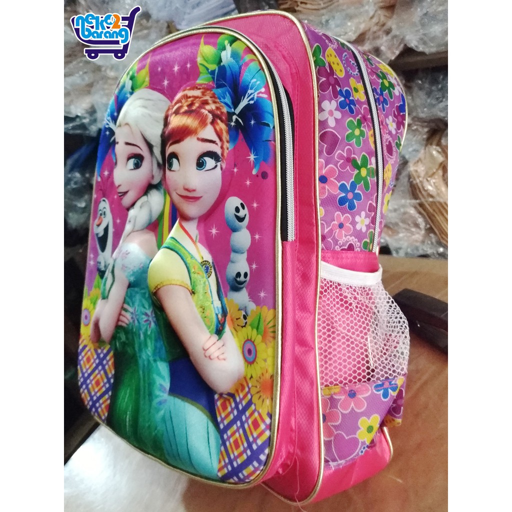 Tas Sekolah Emboss Frozen - Ransel - Merk KenKent - SD