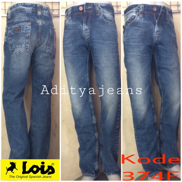 Original lois Kode 374F celana lois model baru