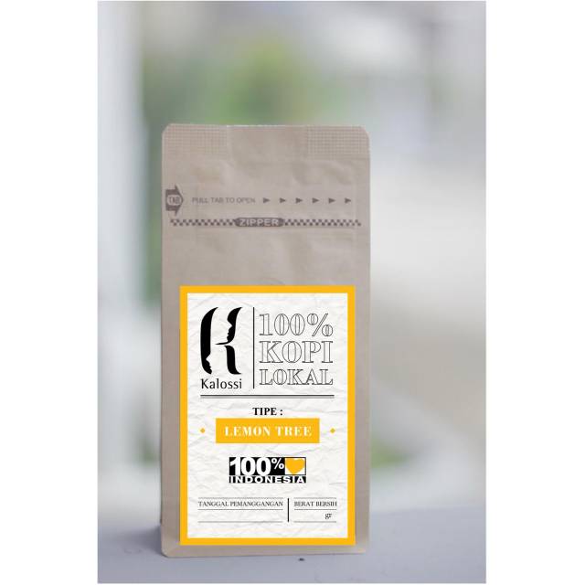 

Kopi kemasan kalossi tipe Lemon Tree