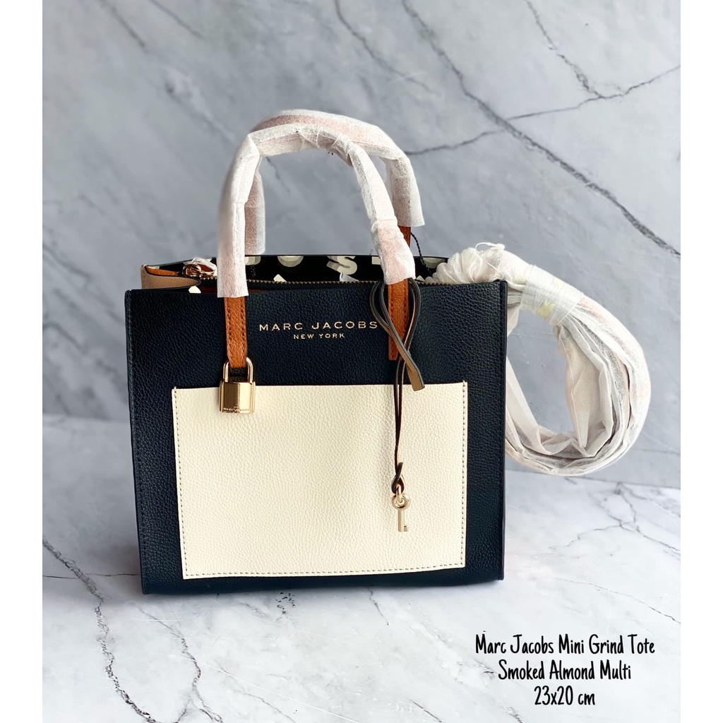 Tas Marc Jacobs Mini Grind Smoke Almond Multi New Original
