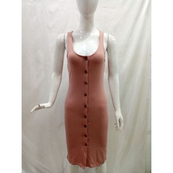 DRESS KANCING CASUAL BRANDED FOREVER21 EXPORT TERMURAH