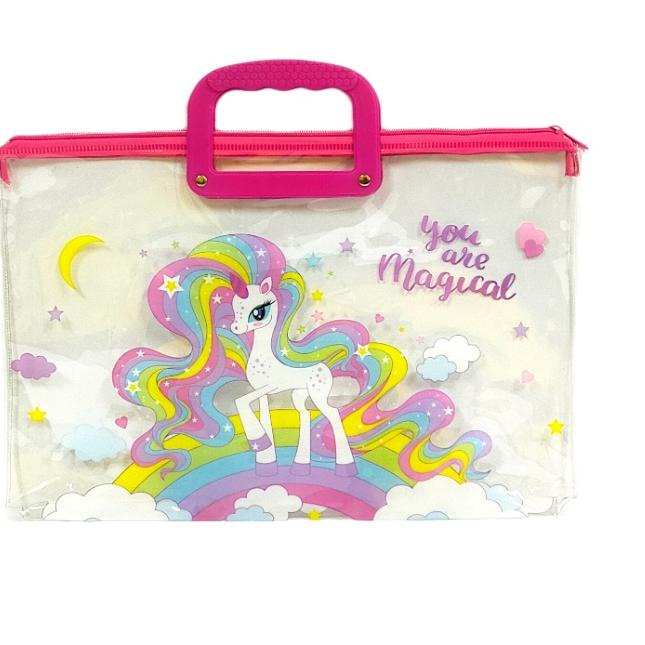 

Muraaaahh.. Map File Folder Zipper Karakter Unicorn/MSP-F2-3/1 Pcs