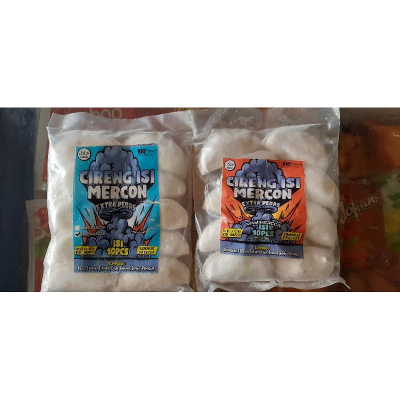 

Cireng Mercon isi Ayam/Baso isi 10 pcs