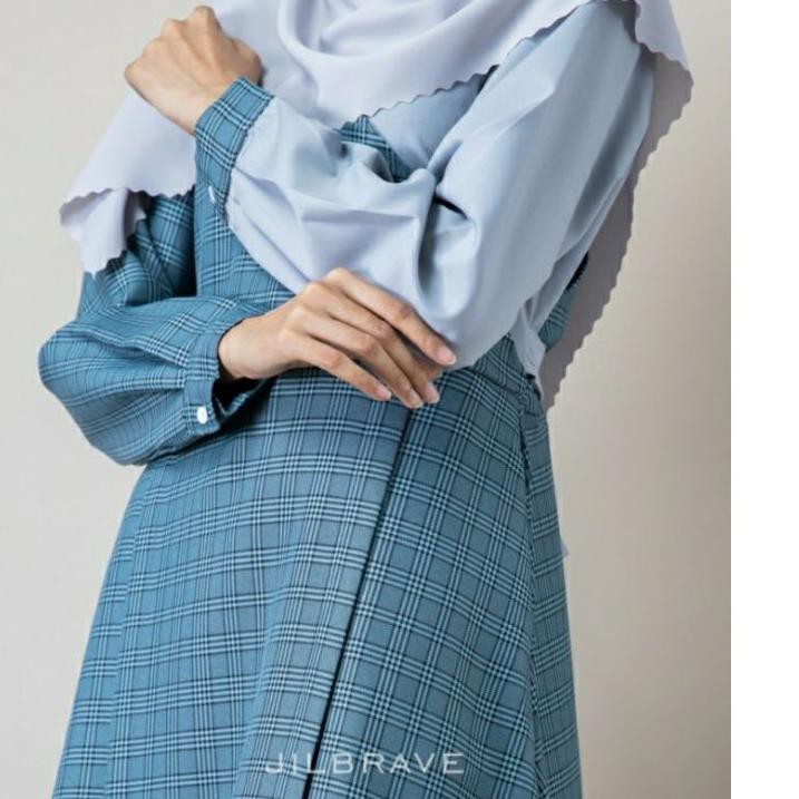 ib N0G Elza Dress - Delight Blue (L) Grade B by Jilbrave Official T7 CBK