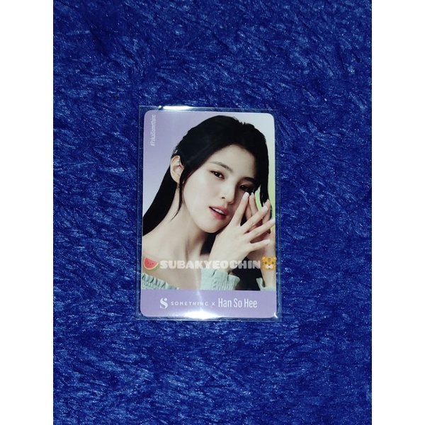 Photocard PC Somethinc x Han So Hee