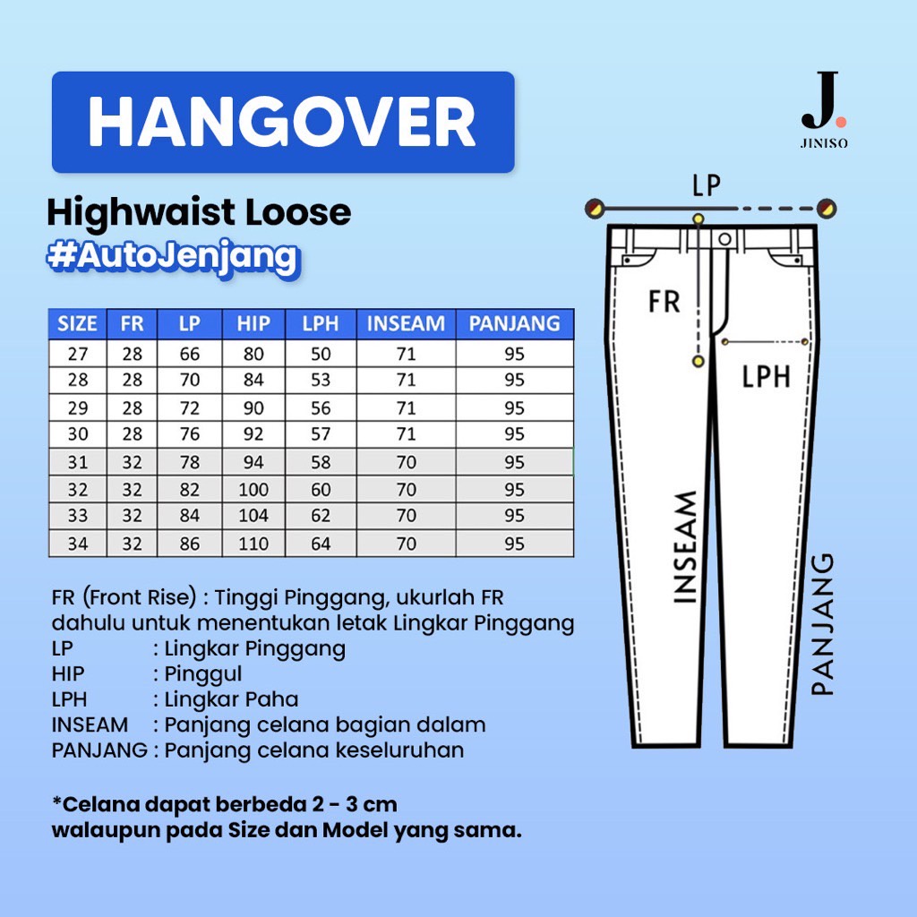 JINISO - Highwaist Loose Jeans 816 - 826 HANGOVER-1