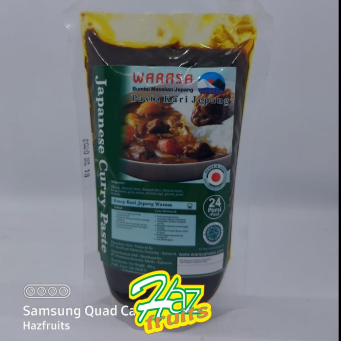 

WARASA JAPANESE CURRY PASTE 480 GRAM