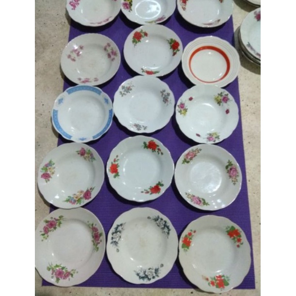 PIRING KERAMIK KUNO/ JADUL MURAH