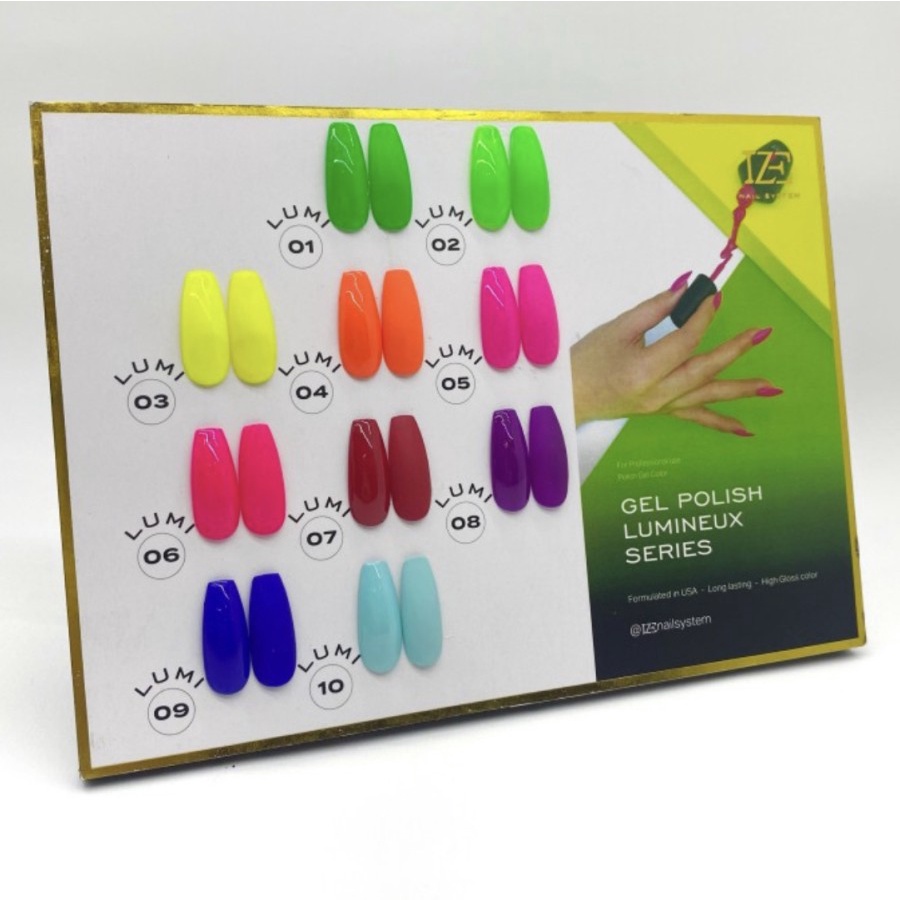 IZE PREMIUM NAIL GEL POLISH NEW COLORFULL UV NAIL POLISH KUTEK GEL LED