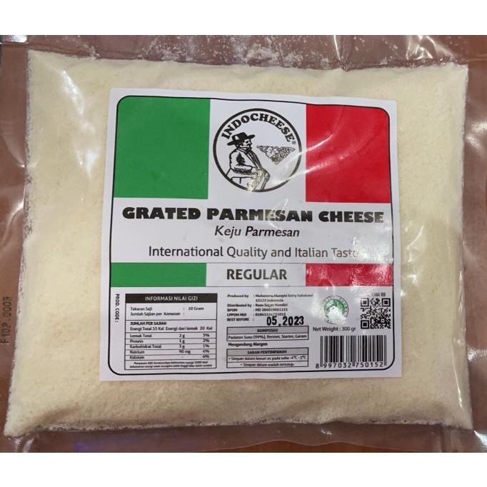 

(BISA COD) Indocheese Premium Grated Parmesan Cheese 300gr - Indo Cheese Parmesan FREE ONGKIR Kode 1016