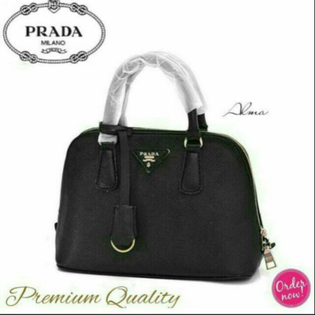 Tas Prada Alma Mini Black