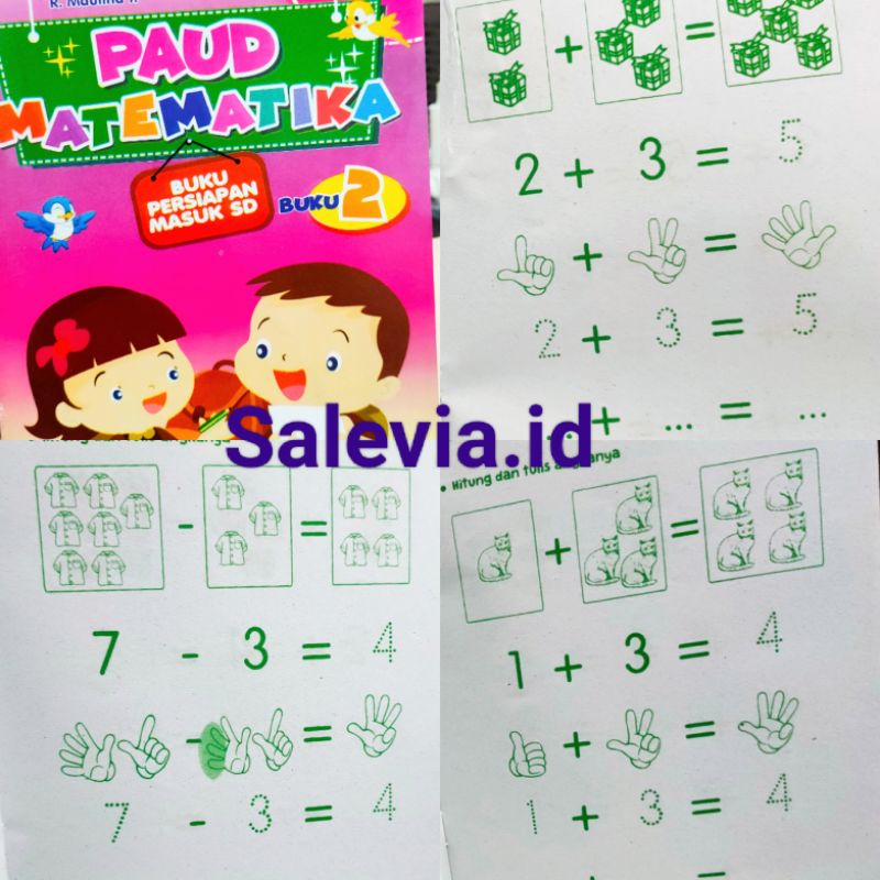 PAUD Matematika Penjumlahan Pengurangan Dasar TK A TK B SD