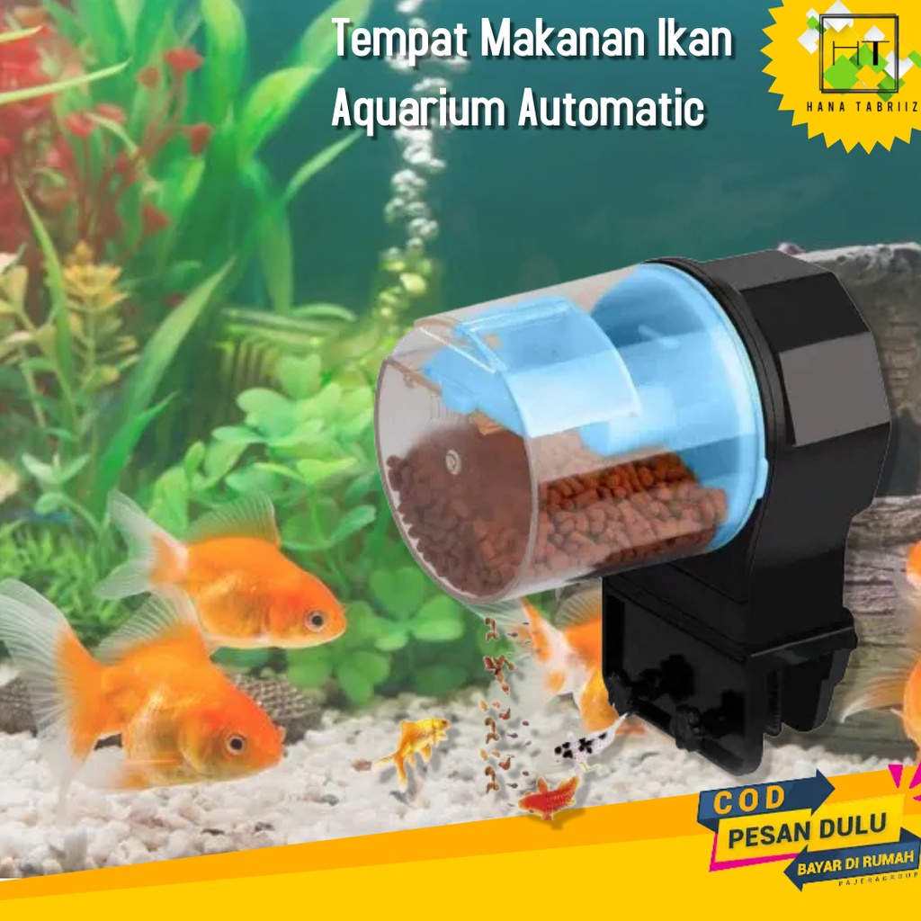 Jual Tempat Dispenser Pakan Makanan Ikan Aquarium Automatic Food Timer