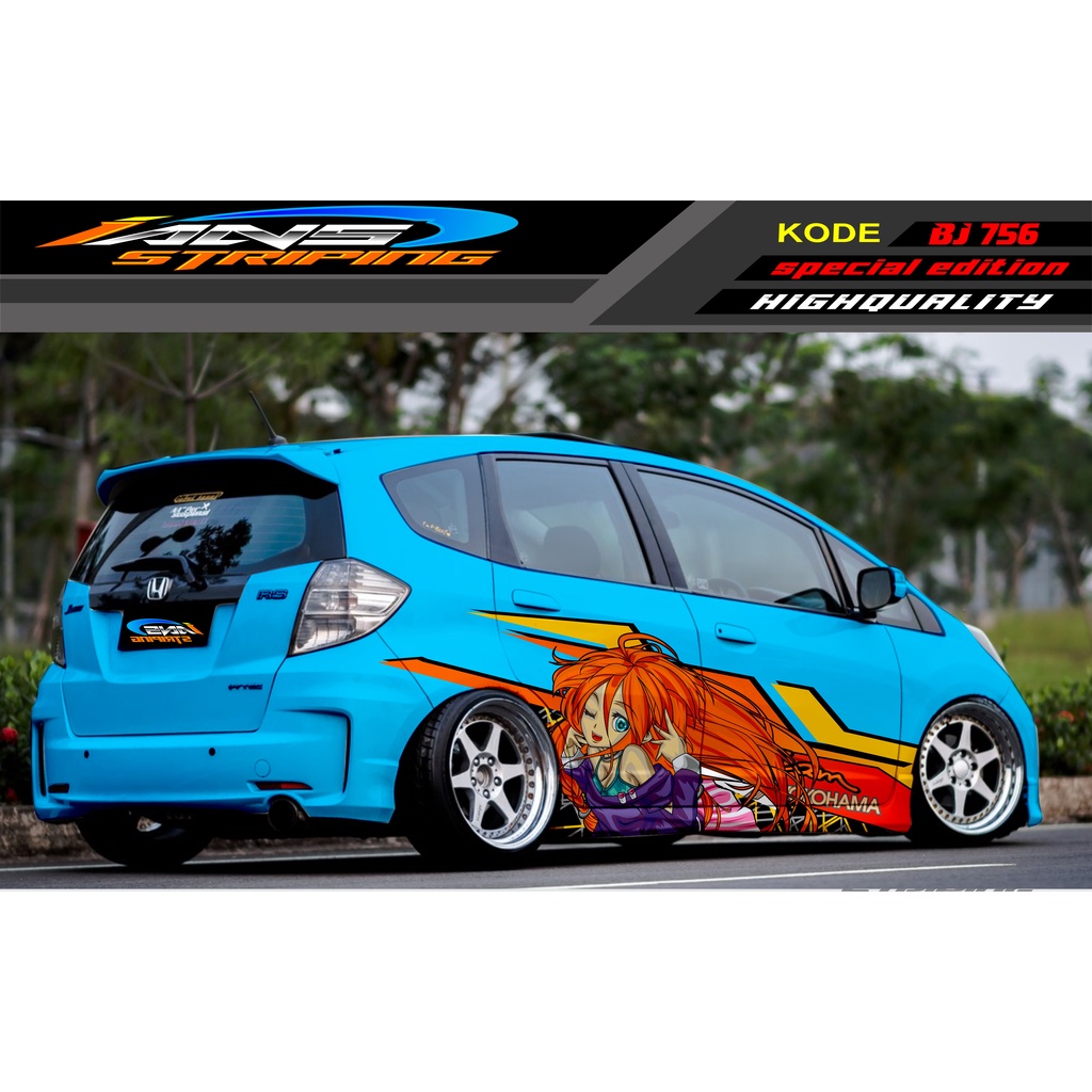 STIKER DECAL MOBIL AGYA JAZZ AVANZA YARIS / DECAL STICKER MOBIL JAZZ / STIKER MOBIL