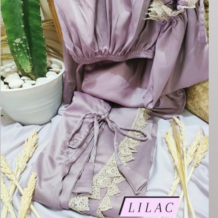 mukena satin silk premium