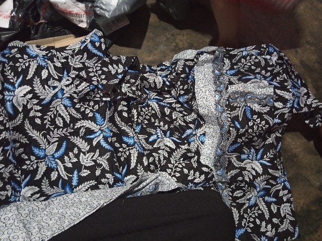 Maura Couple - Sania Ruffle - Batik Couple Ori Ndoro Jowi Garansi Termurah Shopee - Batik Couple