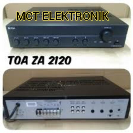 AMPLI TOA ZA 2120 AMPLIFIER MEETING AMPLI MIXER MASJID TOA ZA2120