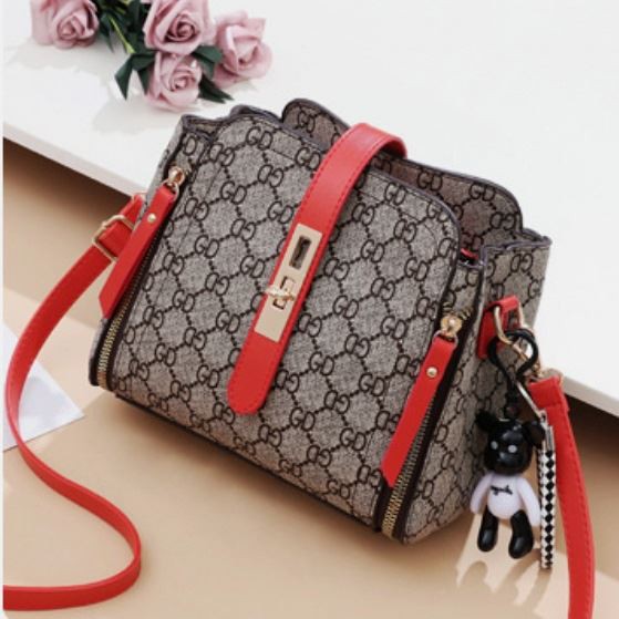 BJ1315 - BLACK/BROWN/FLOWERRED/FLOWERBLACK/GD/PINK/GREEN - TAS SLEMPANG GD FLOWER JINJING HANDBAG TOTEBAG TAS WANITA FASHION IMPORT MODIS ELEGAN TERMURAH TERLARIS TERBARU BAGSTORE JAKARTA TAS BATAM BQ2454 B6781 VC86109 EL315 LT1466 B88090 CR7069