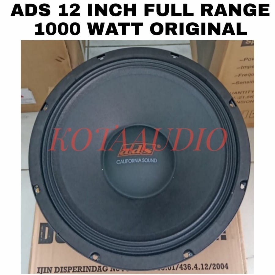 SPEAKER ADS FULL RANGE 12 INCH 1000WATT 1290 / ADS 1290