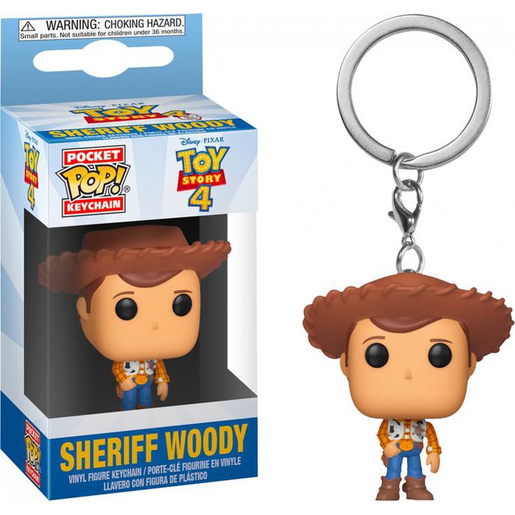 [mainan-hobi] Funko Pocket Pop Keychain Disney Toy Story 4 - Sheriff Woody
