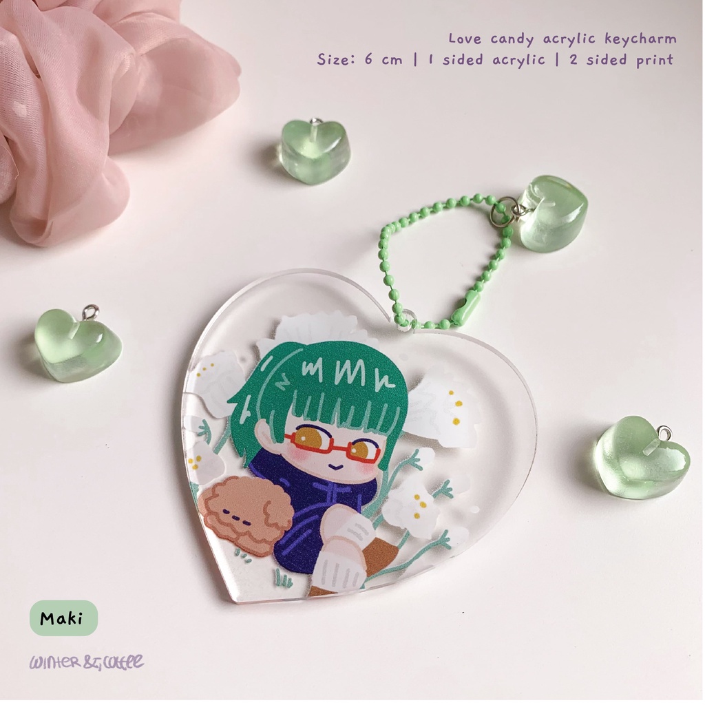 JUJUTSU KAISEN LOVE CANDY KEYCHARM - Spring Collection