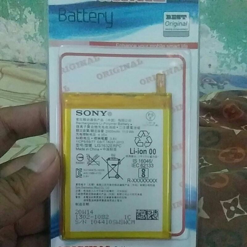 Baterai Sony Xperia XZ XZS Original
