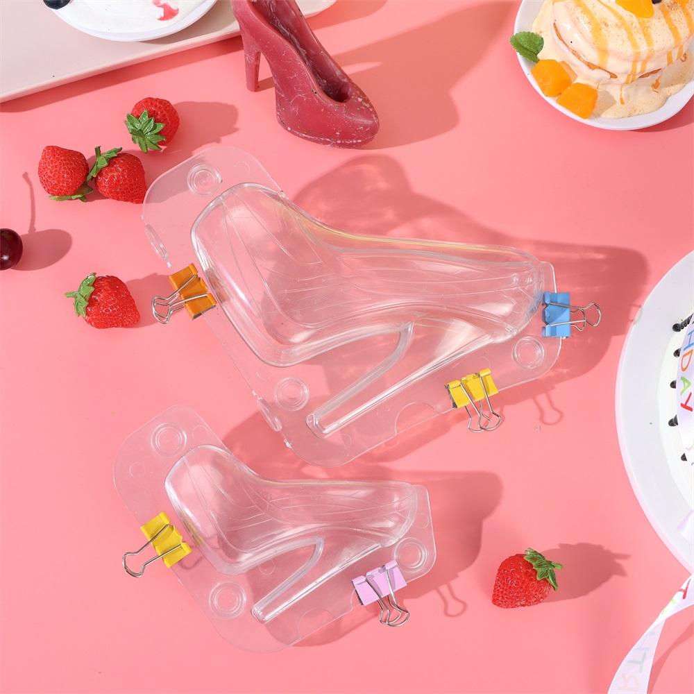 Preva Sepatu Tumit Tinggi Cetakan Permen Simulasi Baru Ukuran Kecil/Besar Dekorasi Kue