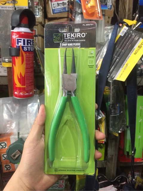 Tang Snap Ring 7 inch Tekiro Lurus Tutup Tang Spi Tekiro