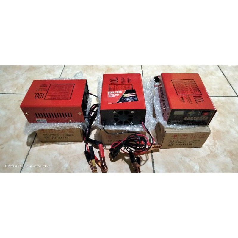 Charger Aki 12/24volt 100A