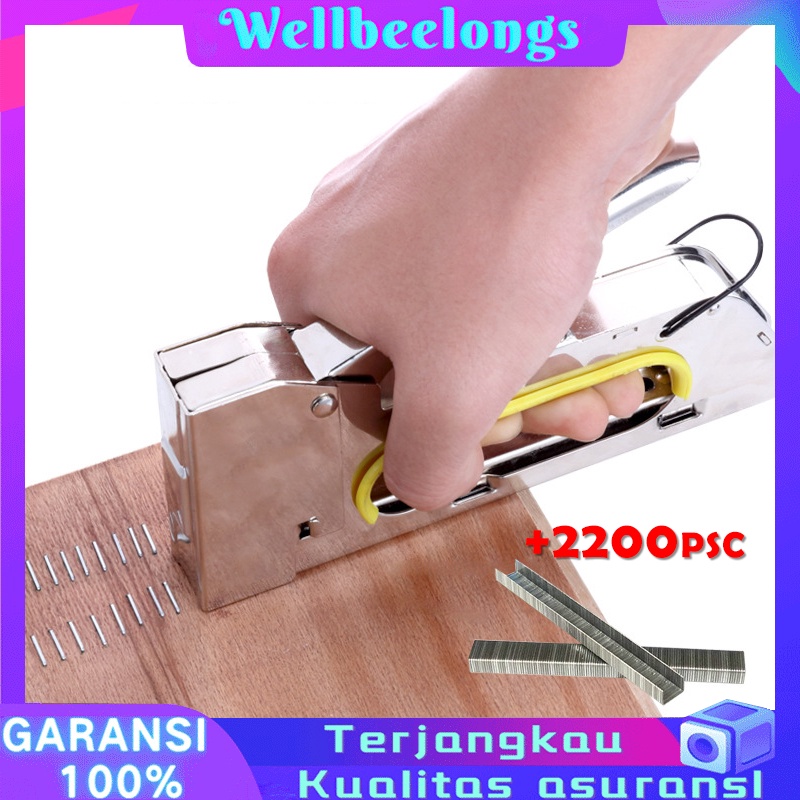 

Stepler Gun | Stapler Tembak Gun Tacker + Isi atau Refil 13/8 Stapler Jok Staples | Stepler Tembak | Stapler Tembak | Stapler Gun