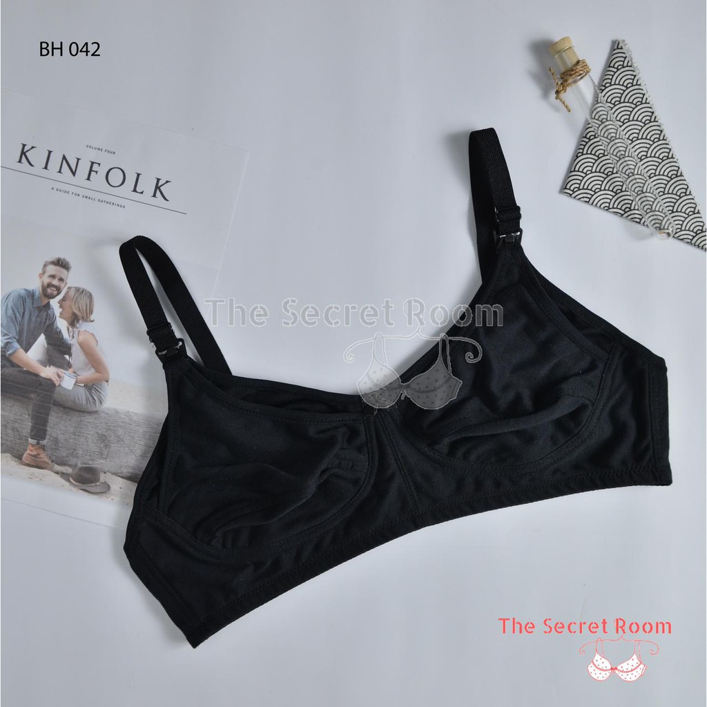 BRA BH MENYUSUI 042 I TANPA KAWAT I CUP B BESAR | TANPA BUSA I SIZE 36-40 | BAHAN KATUN