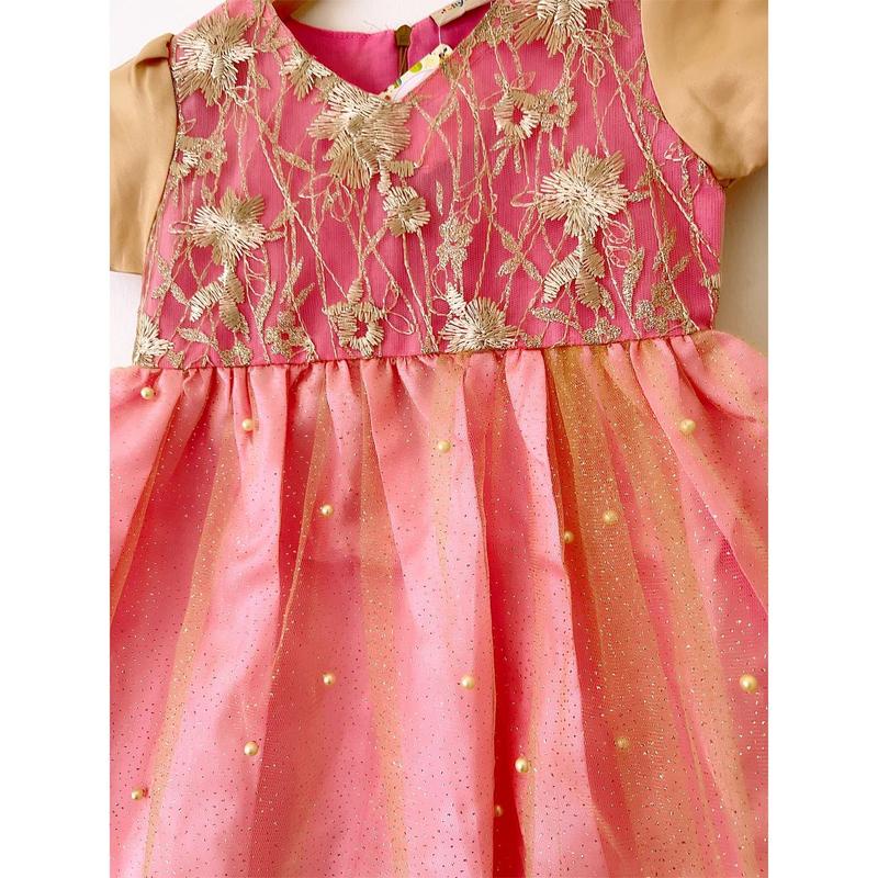 Dress Pesta Kondangan Ulang Tahun Mewah Lucu Bayi Anak Perempuan Cewek Terlaris Kode 4 Babeebabyshop