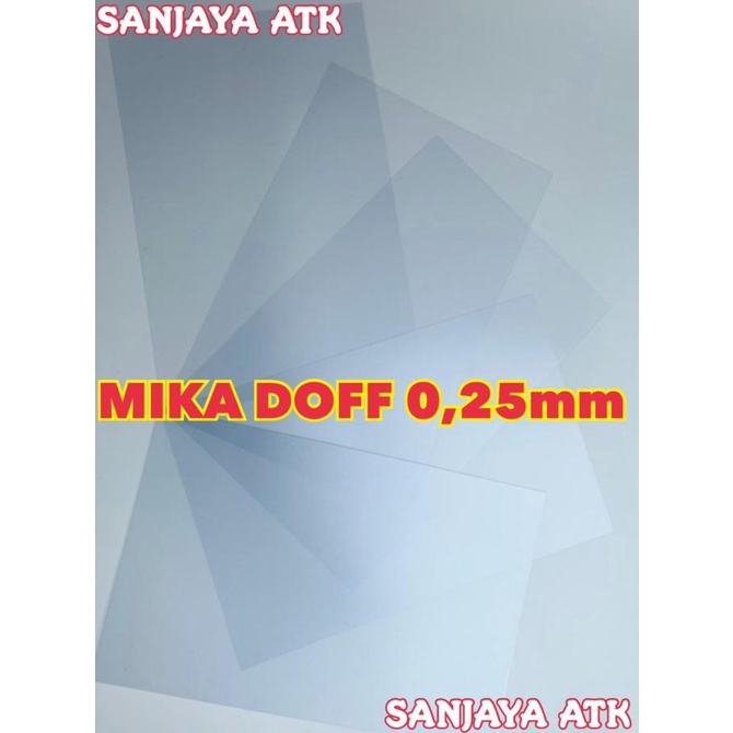 

Mika Doff 0.25 mm ukuran A3 isi 50 lembar