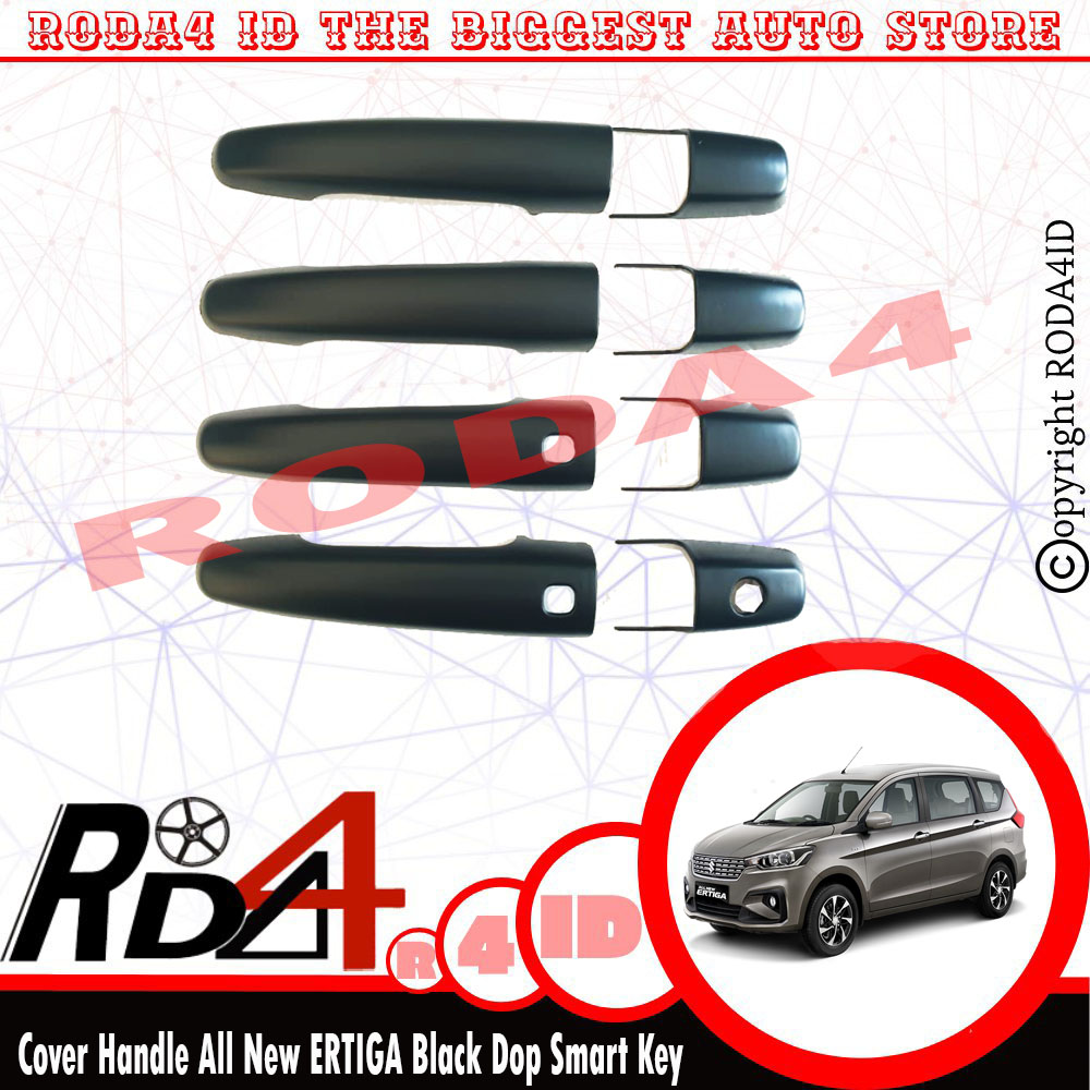 Cover Handle All New Ertiga 2018 Hitam Doff Smart Key