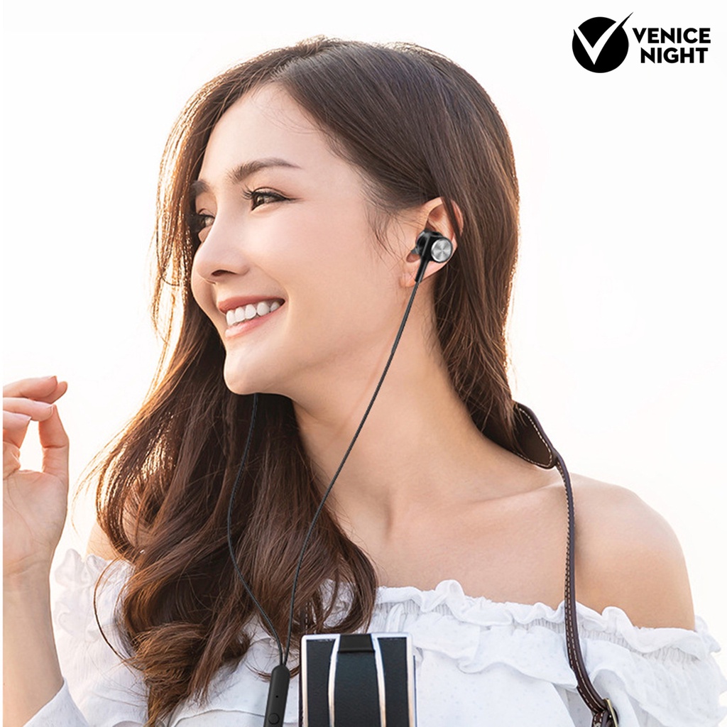 (VNEP) (Berkabel) Hy-1 Headset Earphone Gaming in-ear Bass Stereo Noise Reduction Kabel Jack 3.5mm Dengan Mic Built-in