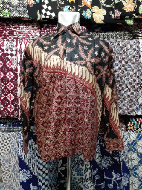 KEMEJA BATIK LENGAN PANJANG MURAH