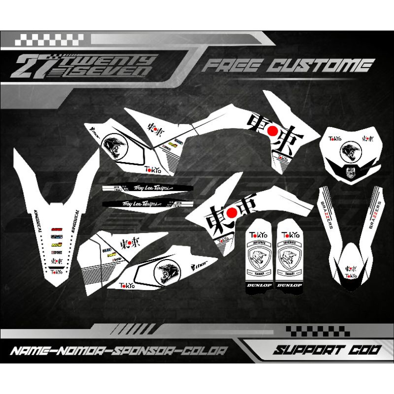 DECAL KTM 250 SIXDAY KTM 85