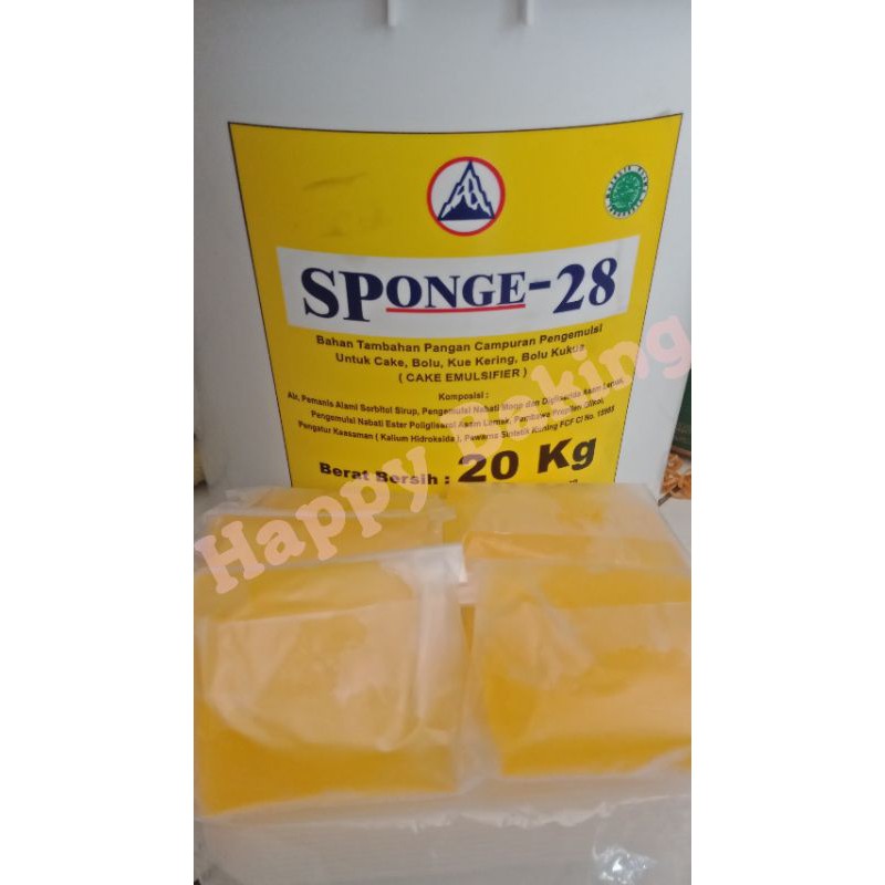 

Sponge 28 emulsifier repack 100gr-250gr