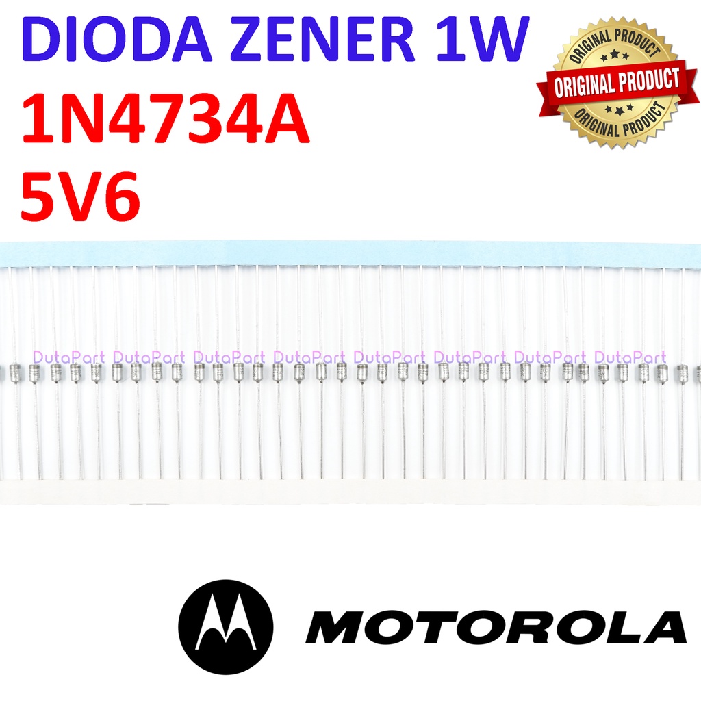 Dioda Zener 1N4734A 5V6 1W ORIGINAL MOTOROLA 1N4734 5.6V