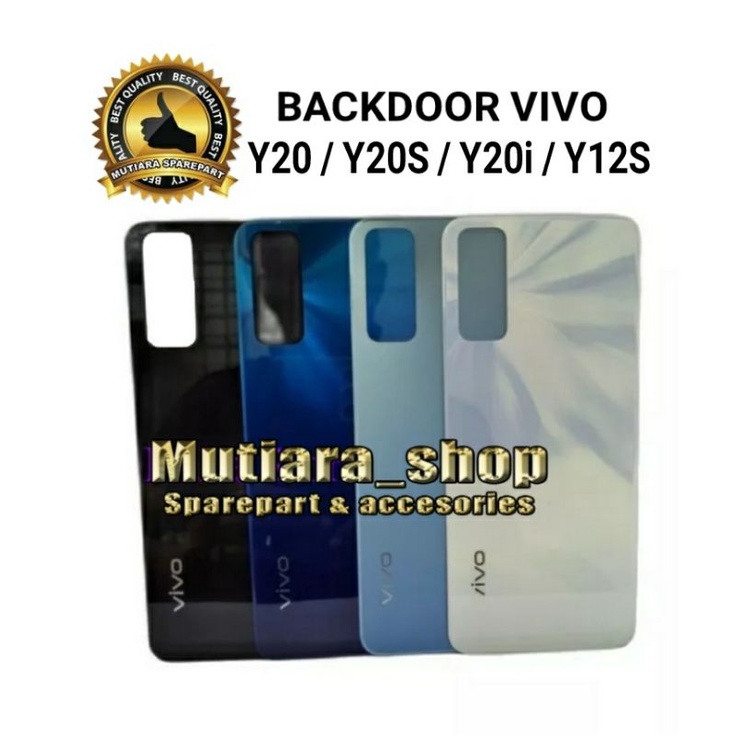 BACKDOOR / BACK COVER / CASING TUTUP BELAKANG VIVO Y20 / Y20S / Y20i / Y12S