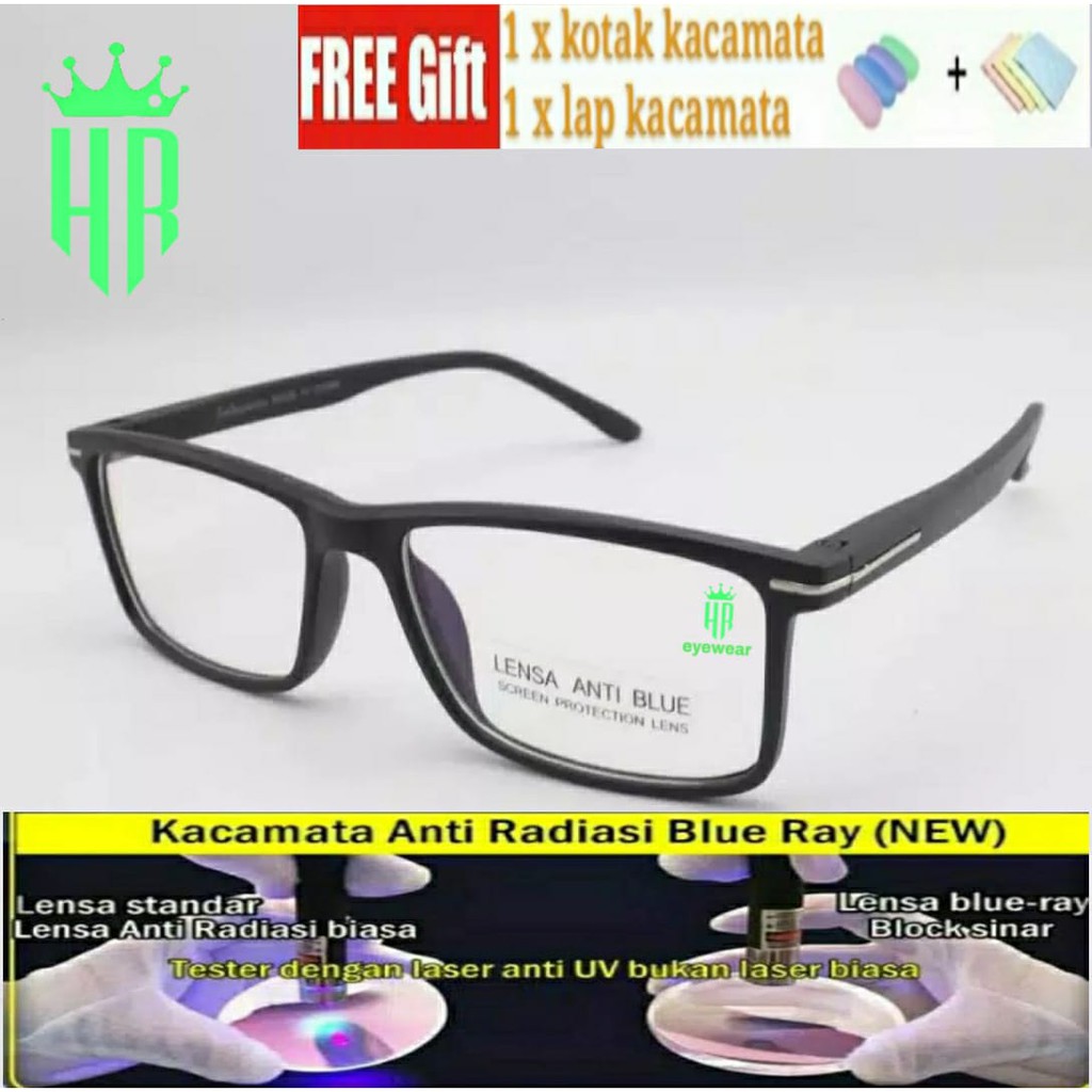 Kacamata anti radiasi Hp, Komputer, Laptop TERBARU kacamata anti radiasi pria kacamata anti radiasi