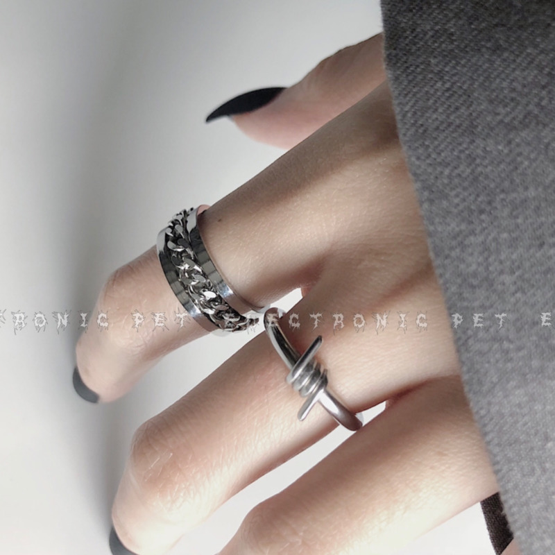 Metal Winding Ring Accessories Personality Trend Fashion Creativity