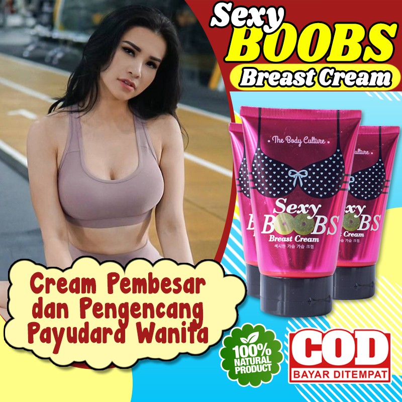 [Bisa COD] Sexy Boobs Breast Cream The Body Culture Original BPOM Pengencang  Pembesar Payudara