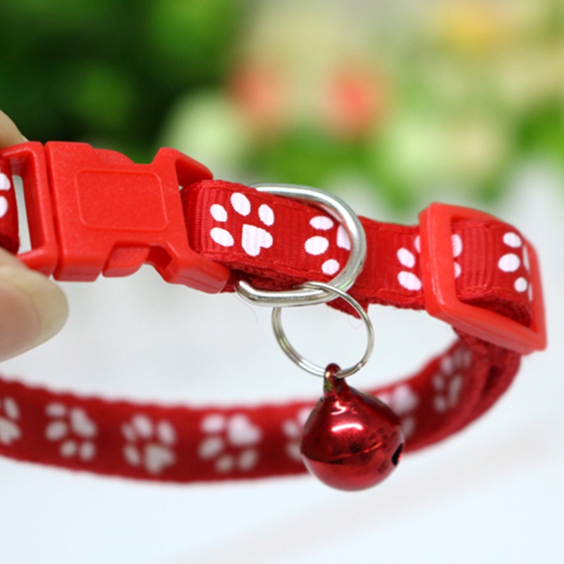 【Ready stock&amp;COD】Ikatan Simpul Kalung Bell Kerah Kucing / Safety Buckle Bell Strap Adjustable Pet Cat Dog Puppy Glossy Reflective Collar fashion murah modis